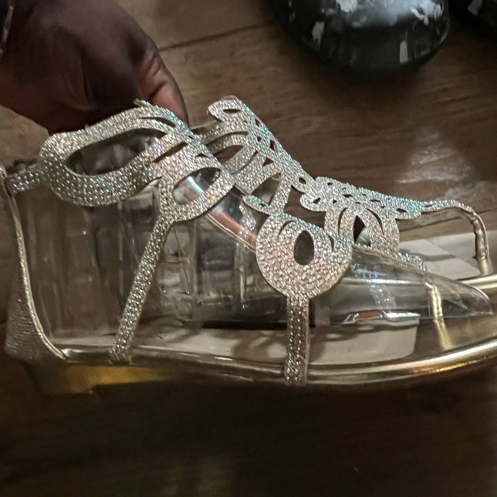 Elegant Silver Women's Sandals